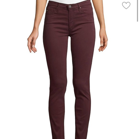 Joe's Skinny Burgundy Jean - Picture 1 of 5